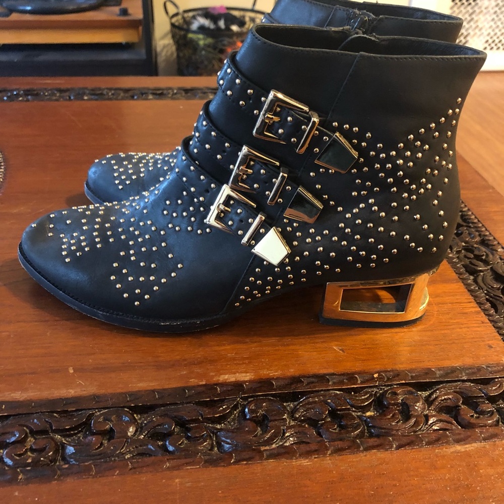Jeffrey Campbell studded booties